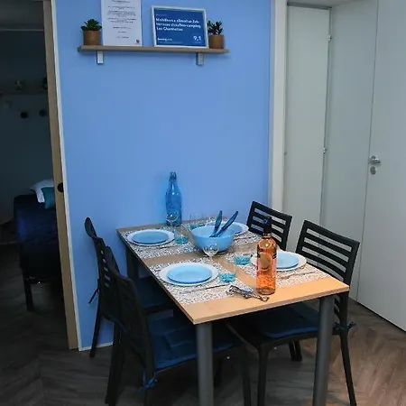 Mobilhome 2ch Recent Et Climatise-terrasse Fermee-jardin Sans Vis A Vis-camping 4 Etoiles Les Charmettes Ferienhaus Les Mathes
