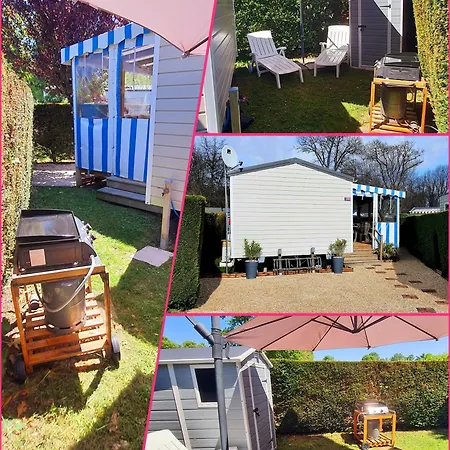 Ferienhaus Mobilhome 2ch Recent Et Climatise-terrasse Fermee-jardin Sans Vis A Vis-camping 4 Etoiles Les Charmettes