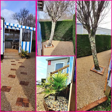 Mobilhome 2ch Recent Et Climatise-terrasse Fermee-jardin Sans Vis A Vis-camping 4 Etoiles Les Charmettes Les Mathes